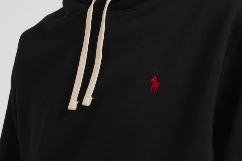 Felpa uomo con cappuccio nera 710P02442 002 RALPH LAUREN 