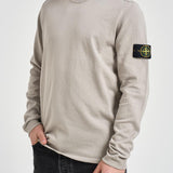 Maglia uomo girocollo grigio chiaro 5100062 S00B9V0061 STONE ISLAND 