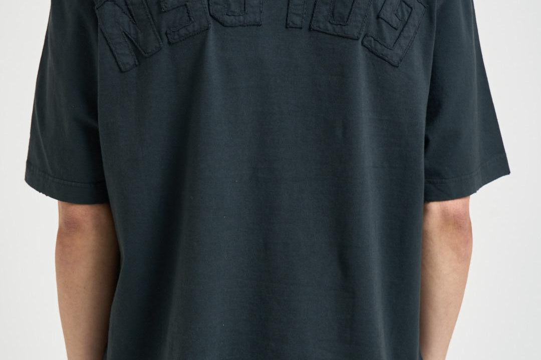 T-shirt uomo girocollo grigio antracite GUP01873 P00157690456 GOLDEN GOOSE 