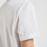 T-shirt uomo girocollo bianca con stella nera GMP01220 P00059310364 GOLDEN GOOSE 