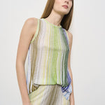 Top donna girocollo a righe DS25SK0U BK042DSM9N9 MISSONI 