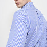 Camicia uomo a righe celeste 710928254 008 RALPH LAUREN 