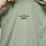 T-shirt uomo girocollo verde 2100037 S0091V0055 STONE ISLAND 