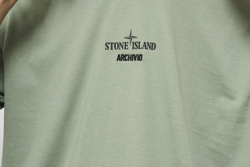 T-shirt uomo girocollo verde 2100037 S0091V0055 STONE ISLAND 