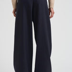 Pantalone donna Jounery gessato blu navy GWP01203 P00209850629 GOLDEN GOOSE 