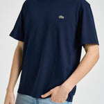 T-shirt uomo girocollo blu TH7318 166 LACOSTE 