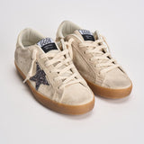 Sneakers donna Super-Star in suede panna GWF00101 F00720215751 GOLDEN GOOSE 