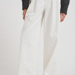 Pantaloni in gabardina di cotone stretch A04673T3 003 PESERICO 