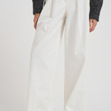 Pantaloni in gabardina di cotone stretch A04673T3 003 PESERICO 