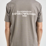 T-shirt uomo girocollo tortora EM005257 AF13715U8049 EMPORIO ARMANI 