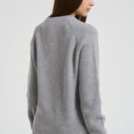 Maglia donna girocollo grigio MARINE WL15ML MC2 SAINT BARTH 