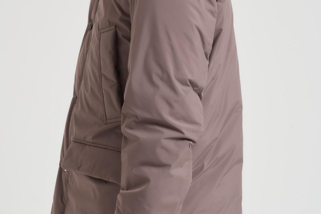 Piumino uomo Cloud Artic Parka tortora OU2092 7425 WOOLRICH 