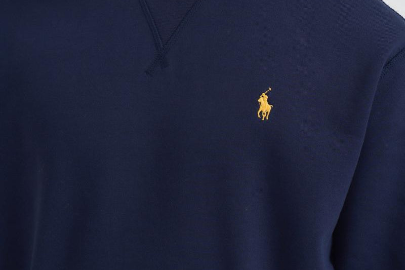 Felpa uomo girocollo blu 710P01523 002 RALPH LAUREN 