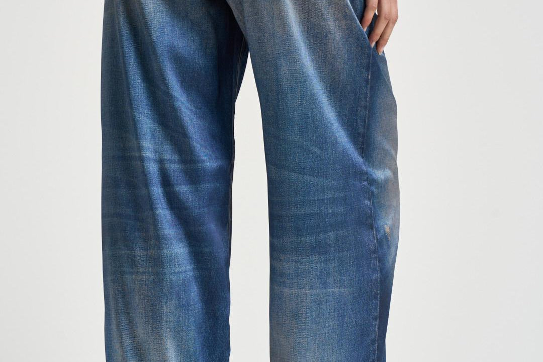 Jeans donna Peggy in denim slavato GWP02528 P00240650100 GOLDEN GOOSE 