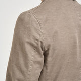 Giacca uomo in misto cotone e lino tortora SERENIOLD R7002FANGO ACCADEMIE TESSILI 