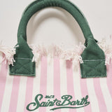 Borsa donna Vanity a righe rosa VANITY 03754H MC2 SAINT BARTH 