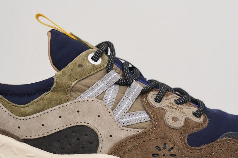 Sneakers uomo Yamano 3 marrone 3B06 GREYBLUE FLOWER MOUNTAIN 