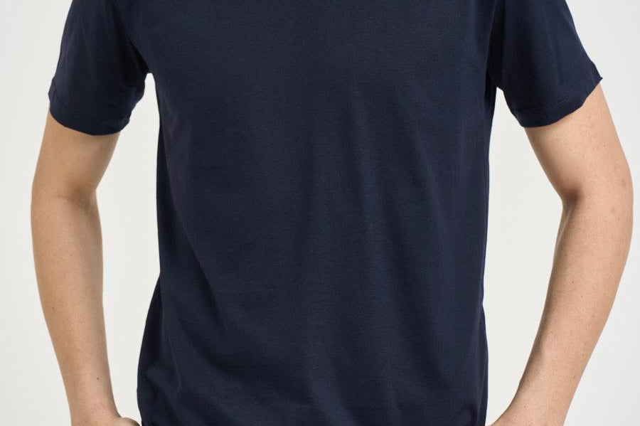 T-shirt uomo girocollo blu SH000760 BLU ACCADEMIE TESSILI 