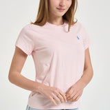 T-shirt donna girocollo rosa 211B14605 014 RALPH LAUREN 