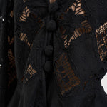 Blusa donna Nina in sangallo nera HT0856FA D2J01IBLACK ISABEL MARANT 