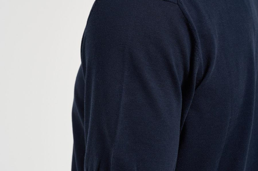 Polo uomo in maglia blu navy 300426 38 KANGRA 