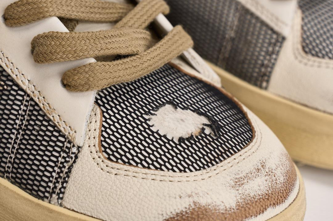 Sneakers uomo Stardan beige GMF00370 F00793783187 GOLDEN GOOSE 