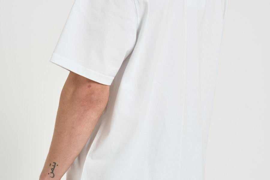 T-shirt uomo bianca con stampa 238T1 100 ARTE ANTWERP 