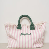 Borsa donna Vanity a righe rosa VANITY 03754H MC2 SAINT BARTH 