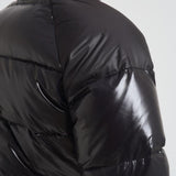 Piumino uomo in nylon lucido nero HUY015 0009 PYRENEX 