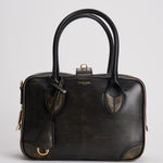 Borsa donna tote "Vita" in pelle vintage nera GWA00470 A00086790100 GOLDEN GOOSE 