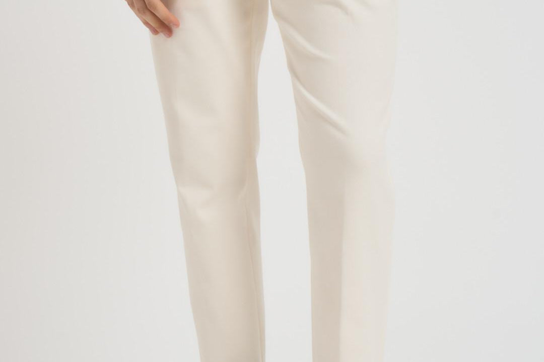 Pantalone uomo dritto panna RETRO TS1620XWHITE BERWICH 