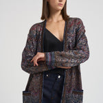Cardigan over con scollo a V donna M0T BC005GS91P6 MISSONI 