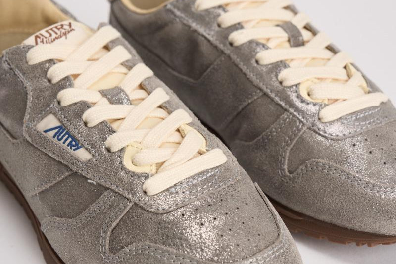 Sneakers donna Windspin in pelle laminata WSLW OY01 AUTRY 
