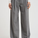 Pantalone donna a palazzo grigio ENTRATA 010 MAX MARA STUDIO 