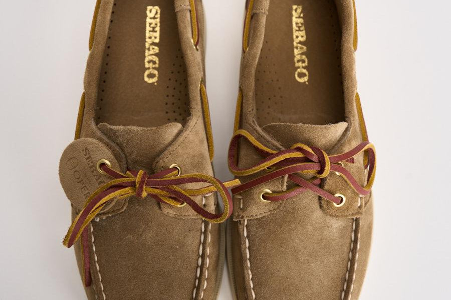 Mocassino uomo Portland in suede beige 78123GW AF0 SEBAGO 