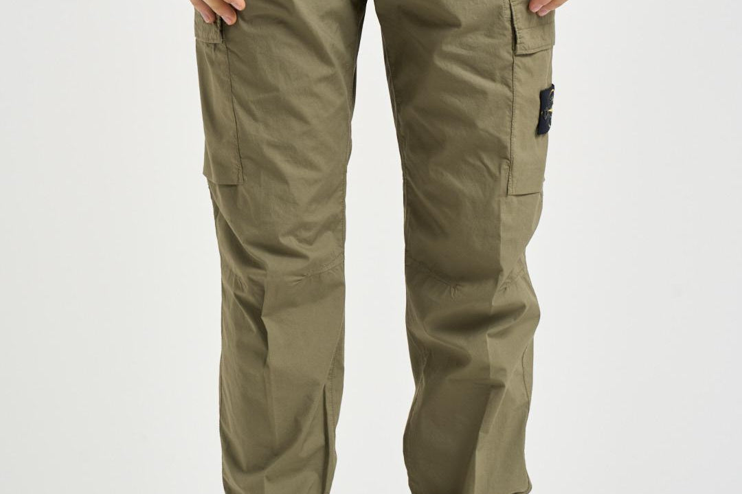Pantalone uomo cargo verde militare 3100031 S0003V005G STONE ISLAND 