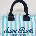 Borsa donna Colette a righe celeste COLETTE 03755H MC2 SAINT BARTH 