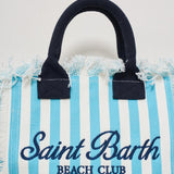 Borsa donna Colette a righe celeste COLETTE 03755H MC2 SAINT BARTH 