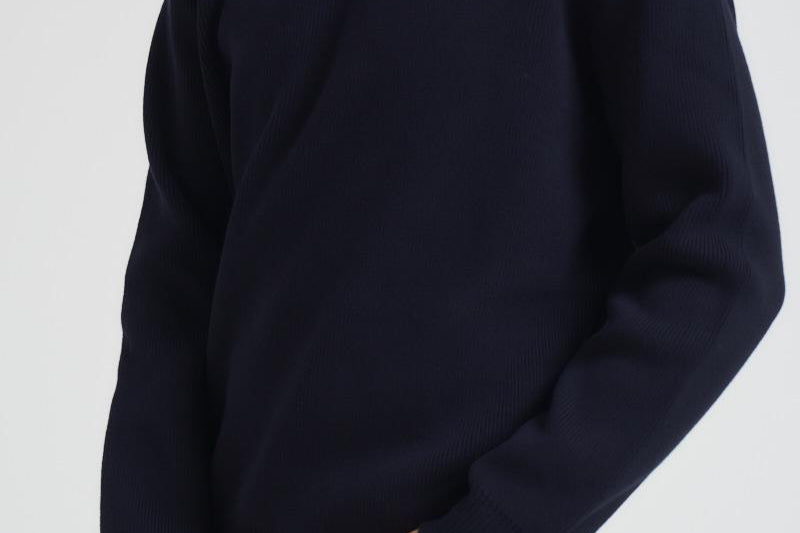 Maglia uomo girocollo blu notte GMP00841 P00066250486 GOLDEN GOOSE 