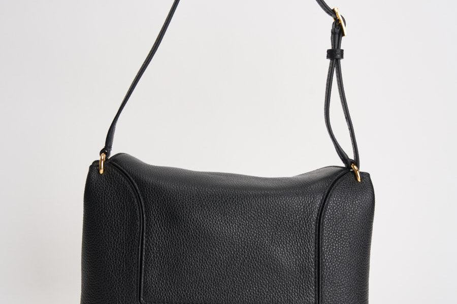 Borsa donna "Penelope" Slouch nera 000148 BLACKCRUST WANDLER 