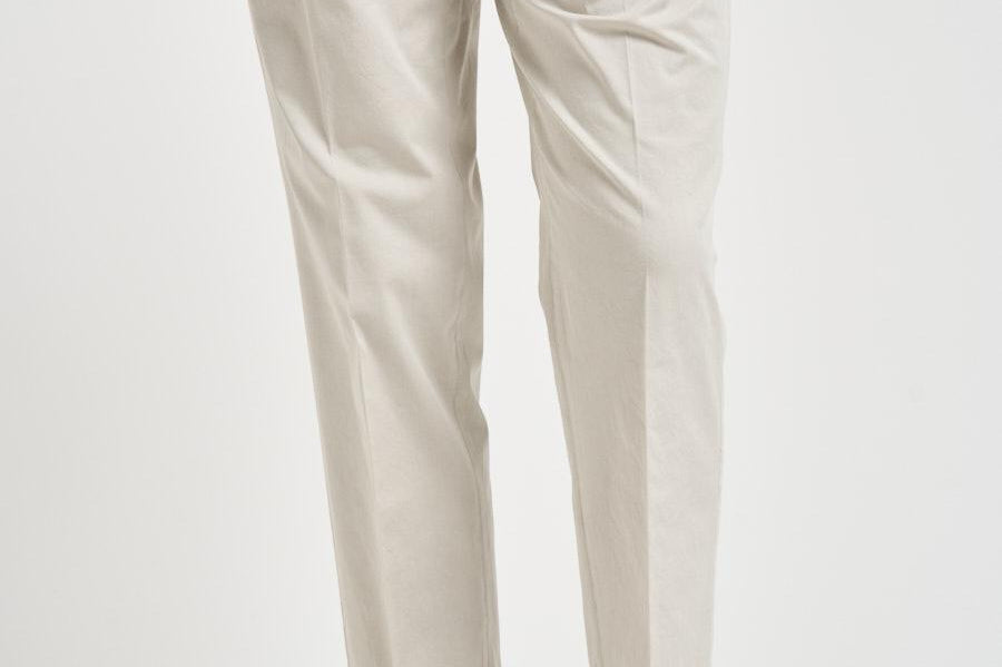Pantalone uomo gamba dritta panna ARECHI 108104 SANTANIELLO 