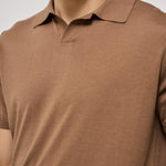 Polo uomo marrone K100423 06 KANGRA 