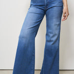 Jeans donna sfrangiato 1445 BLU MOTHER 