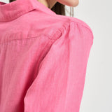 Camicia donna in lino fuxia 211970730 504 RALPH LAUREN 