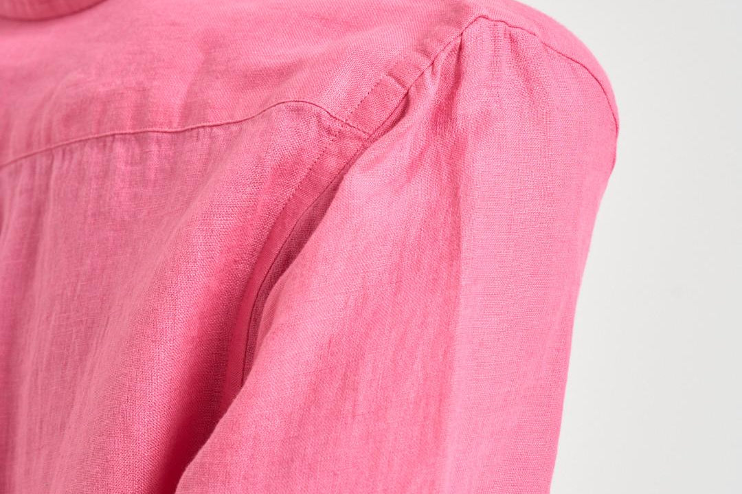 Camicia donna in lino fuxia 211970730 504 RALPH LAUREN 