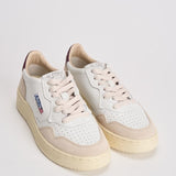 Sneakers donna Medalist panna, beige e bordeaux AULW LS03 AUTRY 