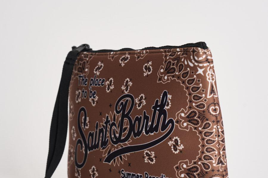 Pochette donna Aline fantasia marrone ALINE 07684L MC2 SAINT BARTH 