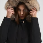 Giubbotto donna Arctic Parka nero OU0538 BLK WOOLRICH 