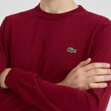 Maglia uomo girocollo bordeaux AH3225 476 LACOSTE 