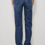 Jeans donna in denim scuro 109471296 WCH MOTHER 